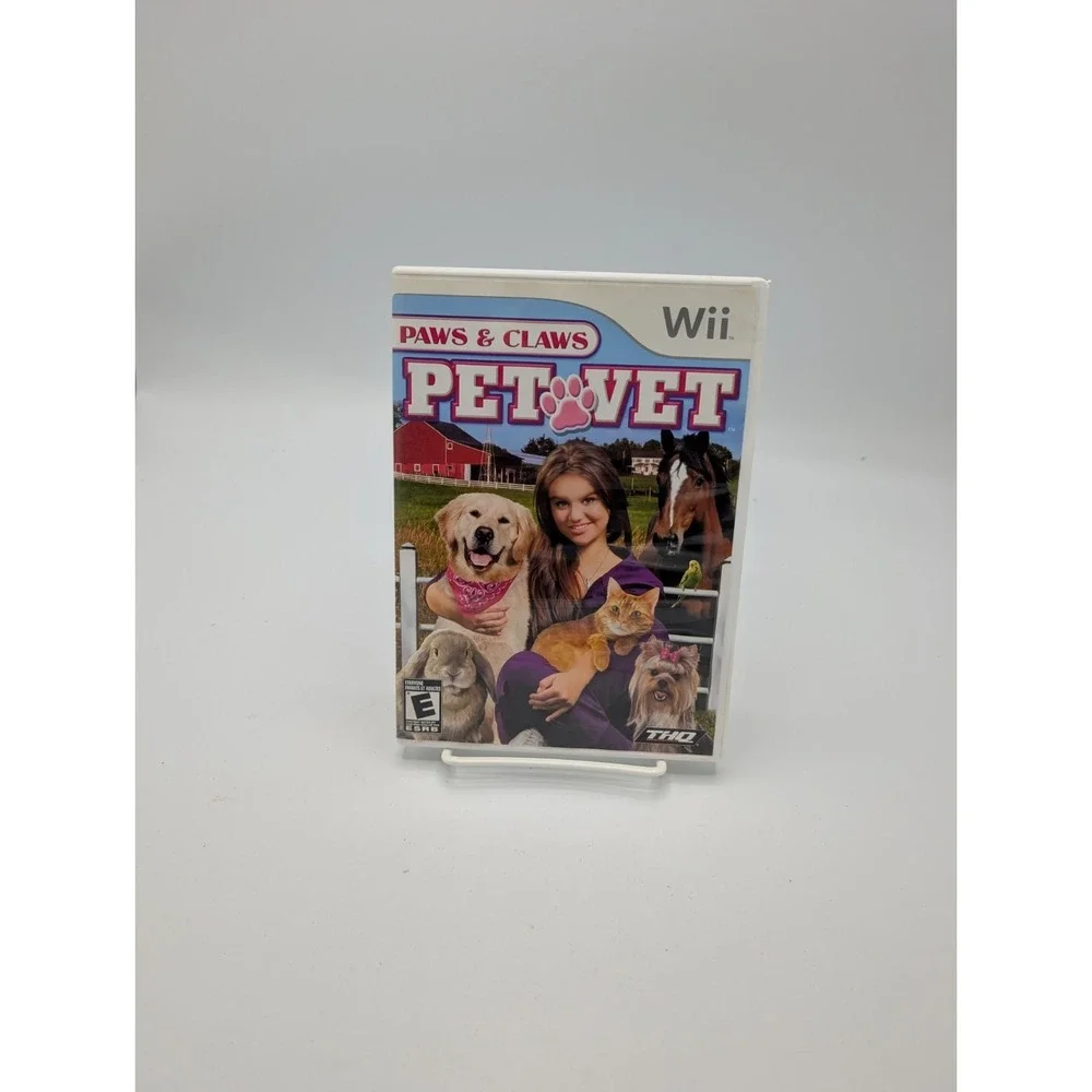 Paws And Claws Pet‎ Vet - Nintendo Wii Complete CIB